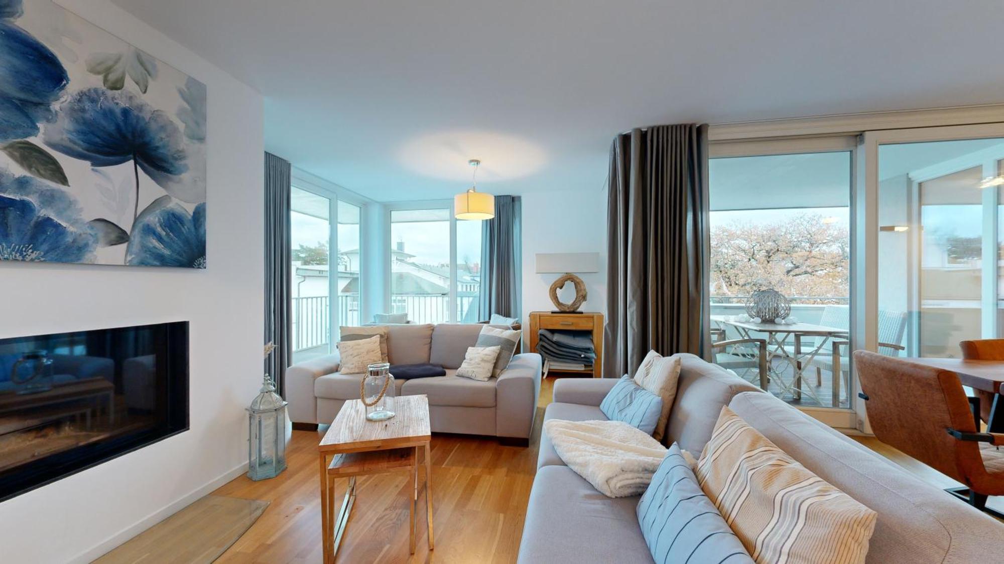 Strandnahe Fewos Mit Terrasse Oder Dachterrasse, Strandhaus Seeblick, Binz Dış mekan fotoğraf